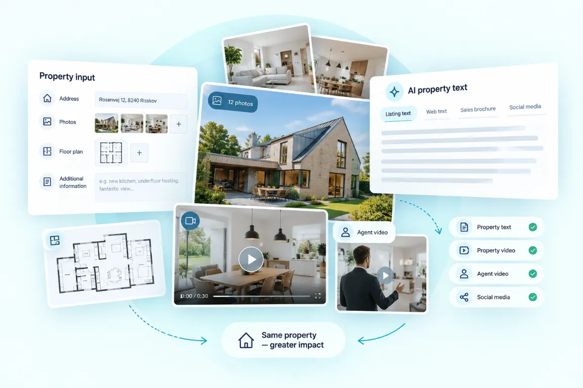 EstatePitch brings together property data, photos, floor plans, property text and video